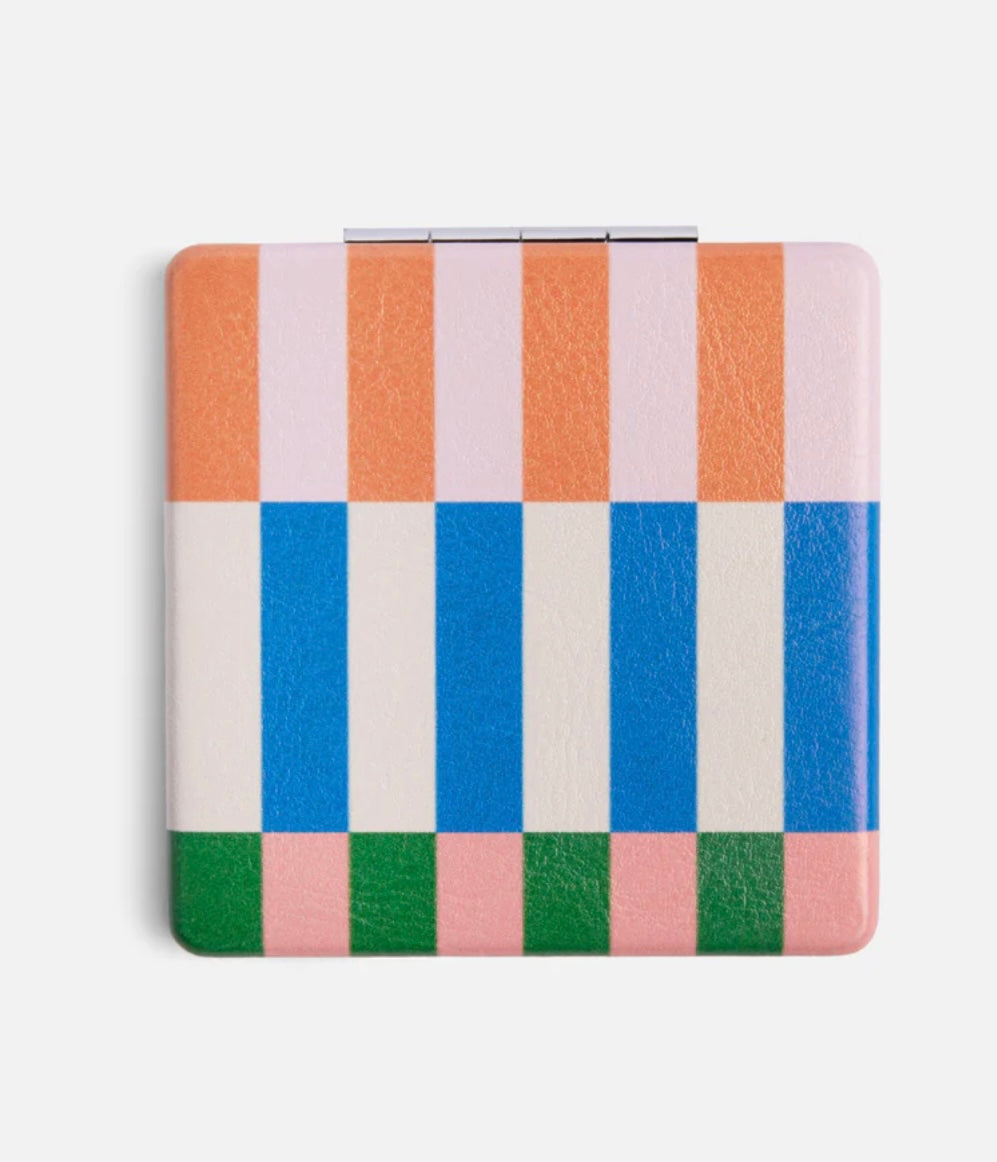 MULTI STRIPE POCKET MIRROR