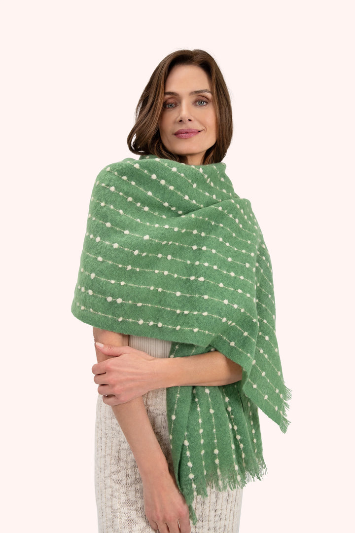 OLIVE DAKOTA CHUNKY KNIT SCARF