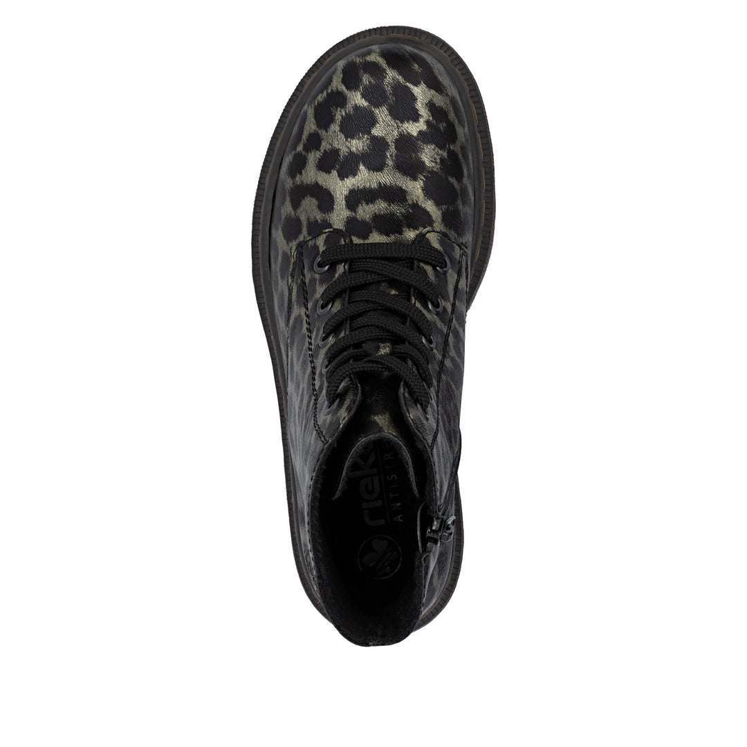 78240-90 GOLD LEOPARD BOOTS
