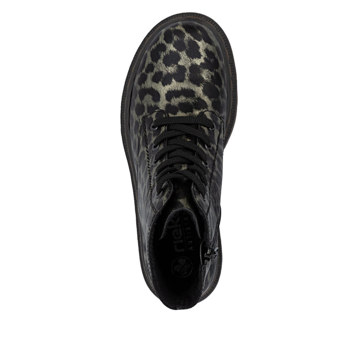 78240-90 GOLD LEOPARD BOOTS
