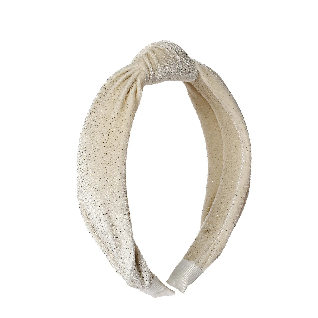 SPARKLE VELVET KNOTTED HEARBAND