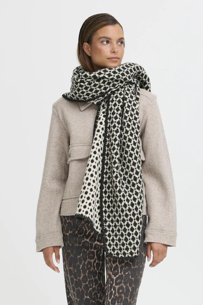 BLACK MIX WEDOT SCARF