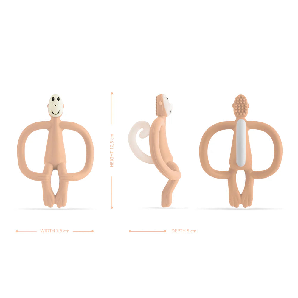PEACH MONKEY TEETHER