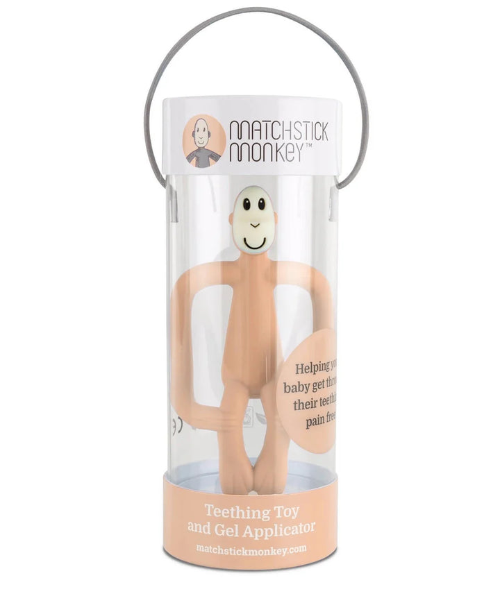 PEACH MONKEY TEETHER