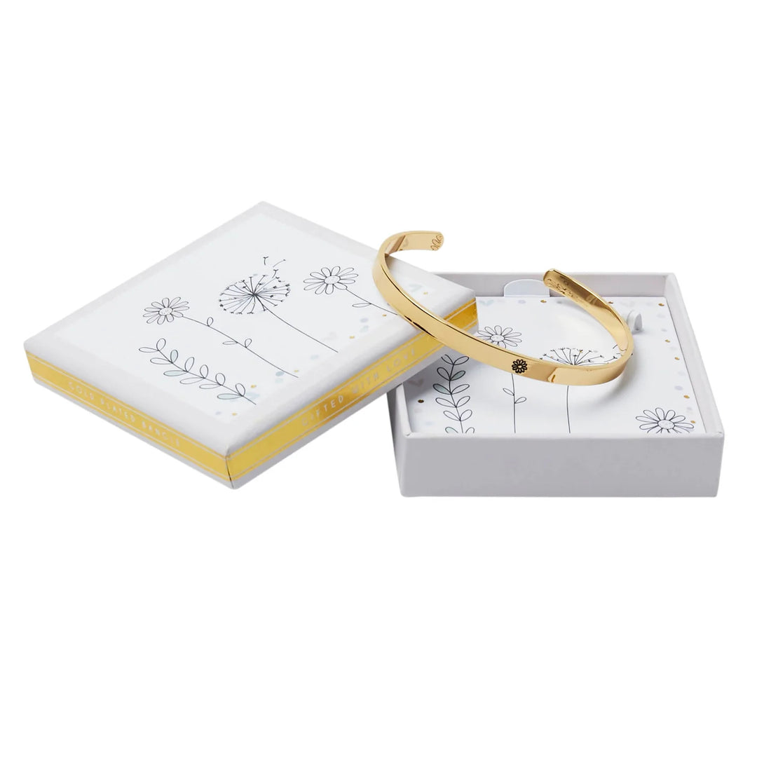 WILD FLOWERS GOLD BANGLE