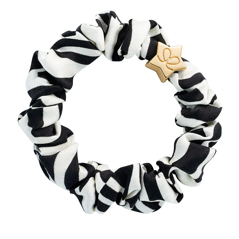 ZEBRA SILK SCRUNCHIE