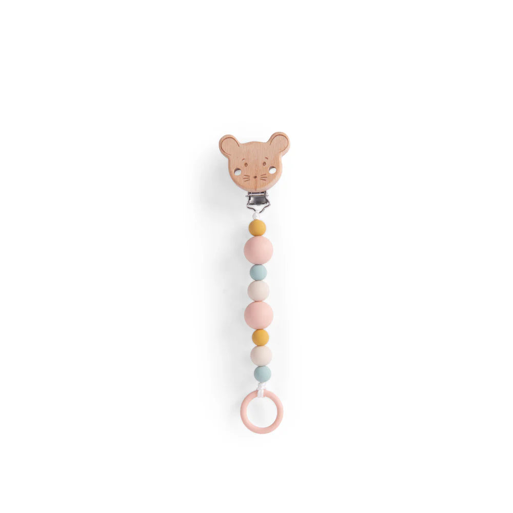 MOUSE SILICONE SOOTHER HOLDER