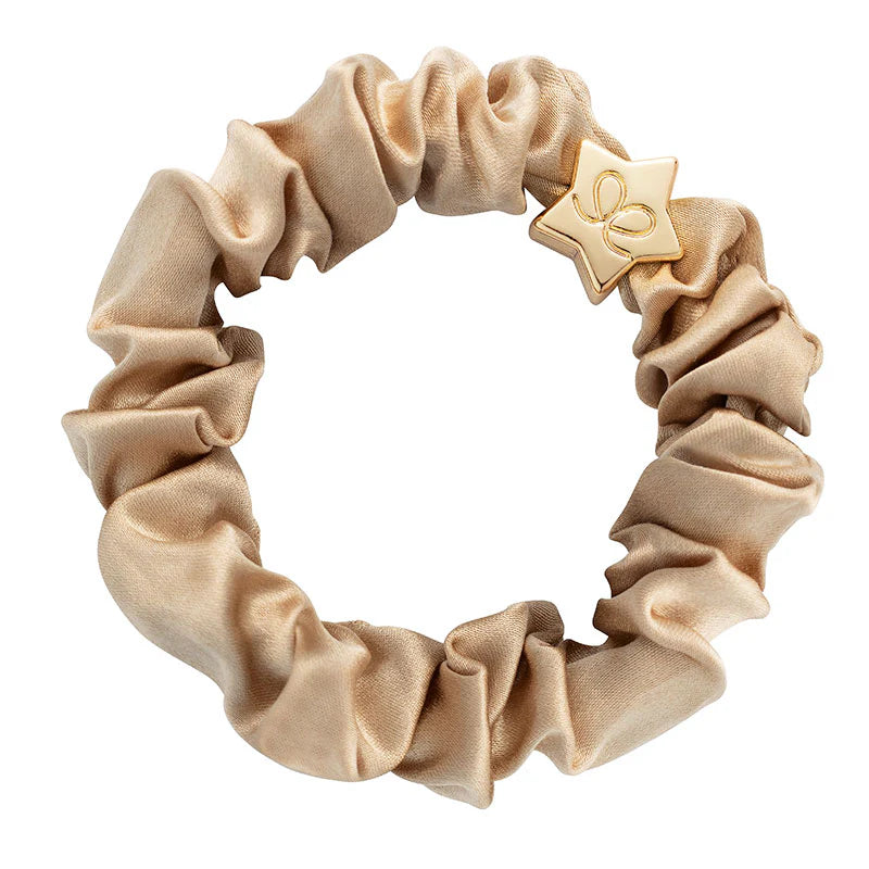 SAND SILK SCRUNCHIE