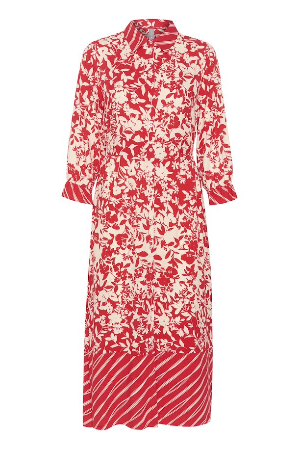 RED FLOWER MIX UMAY DRESS