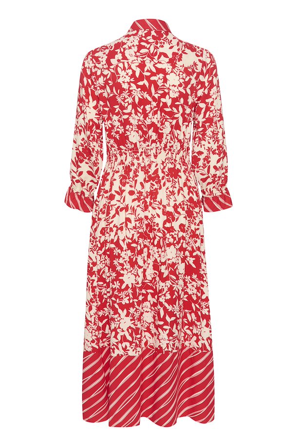 RED FLOWER MIX UMAY DRESS