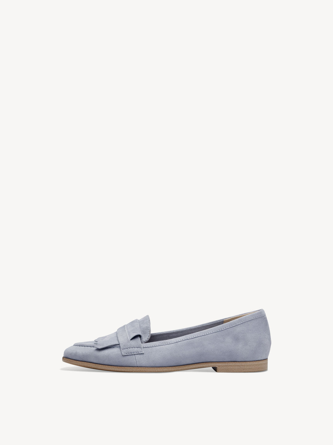 LIGHT BLUE LEATHER SLIPPER SHOE