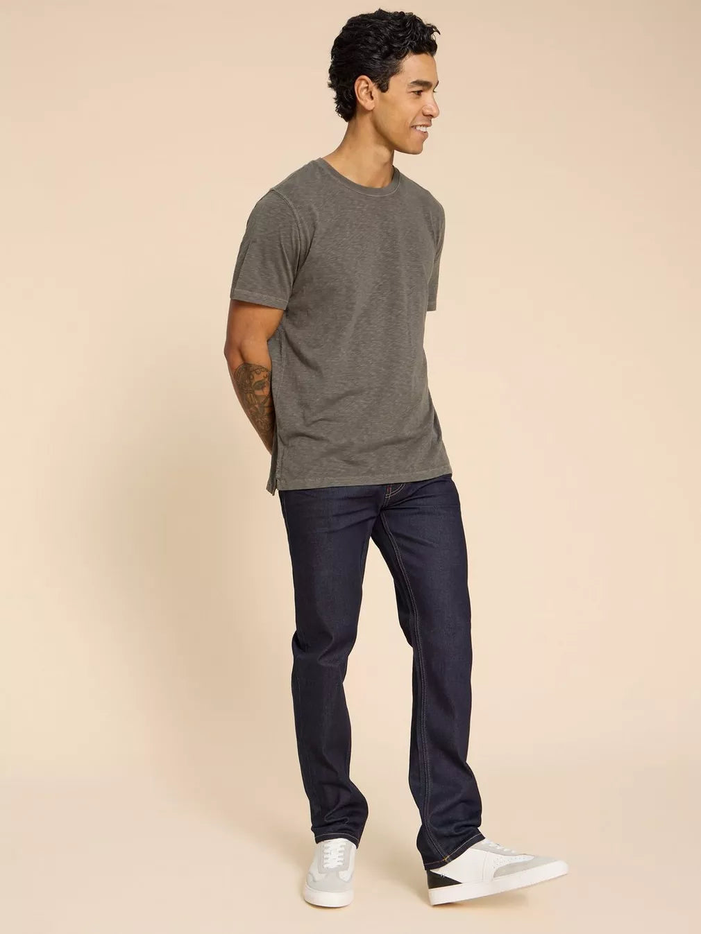 DARK DENIM EASTWOOD STRAIGHT JEAN