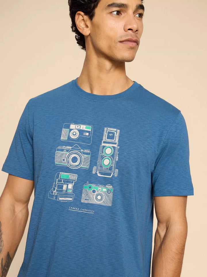 BLUE PRINT CAMERA CHRONICLES GRAPHIC TEE