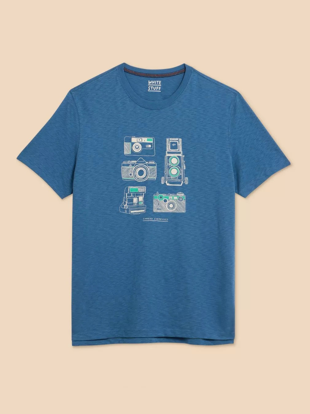BLUE PRINT CAMERA CHRONICLES GRAPHIC TEE