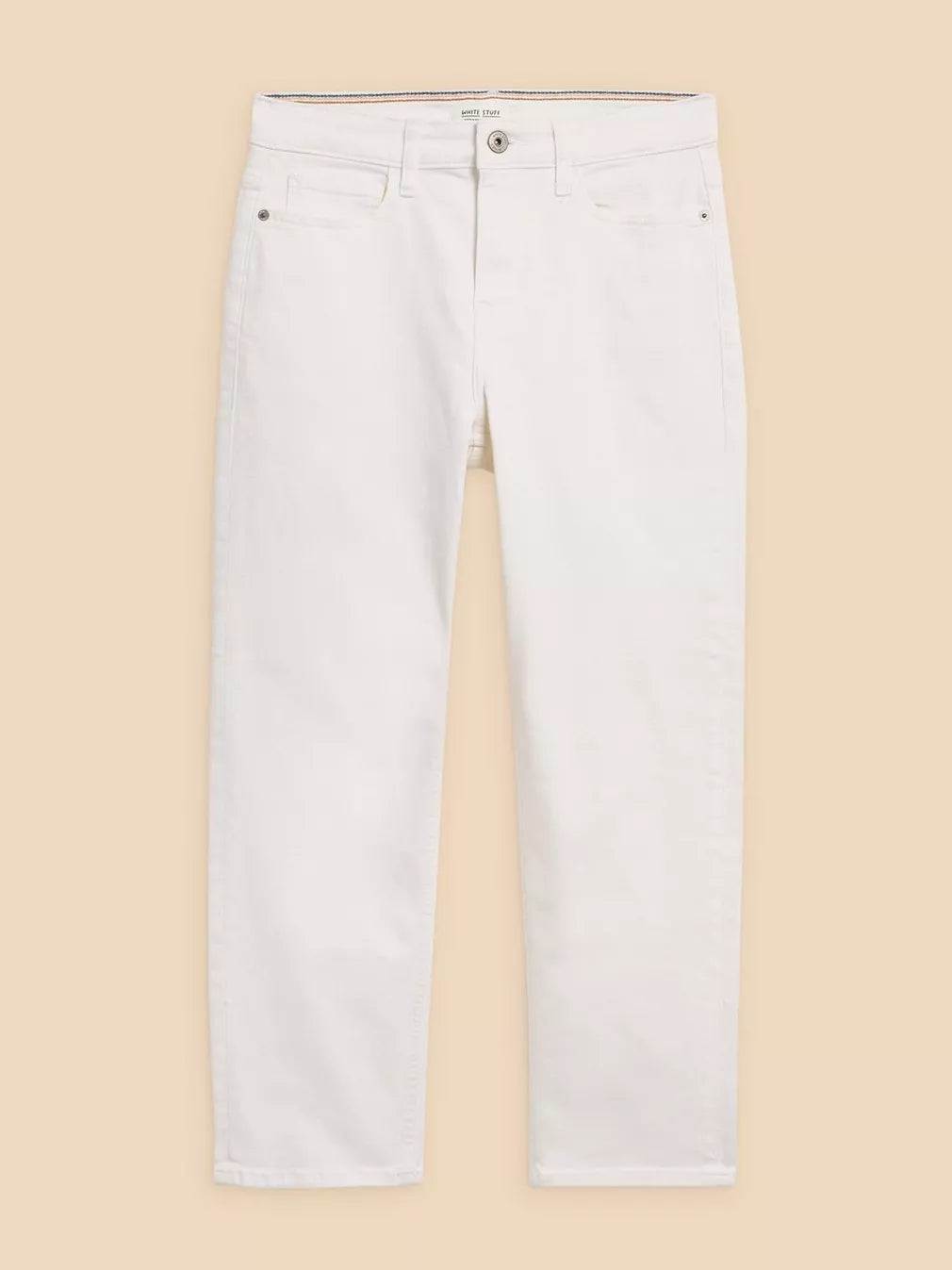 NAT WHITE BLAKE STRAIGHT CROP JEAN