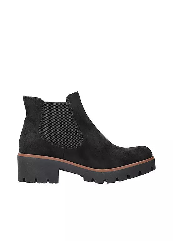 BLACK HEELED BOOT