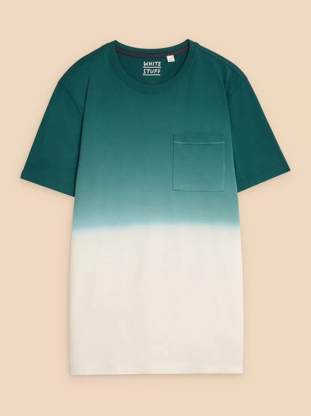 TEAL ABERSOCH DIP DYE TEE