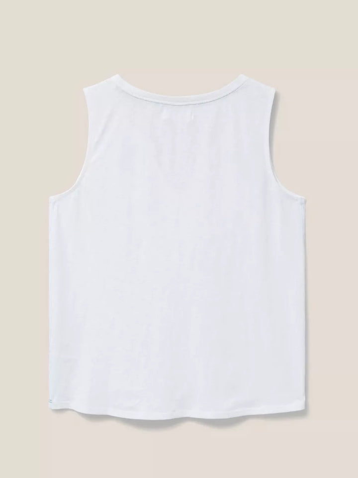 WHITE LALIA VEST