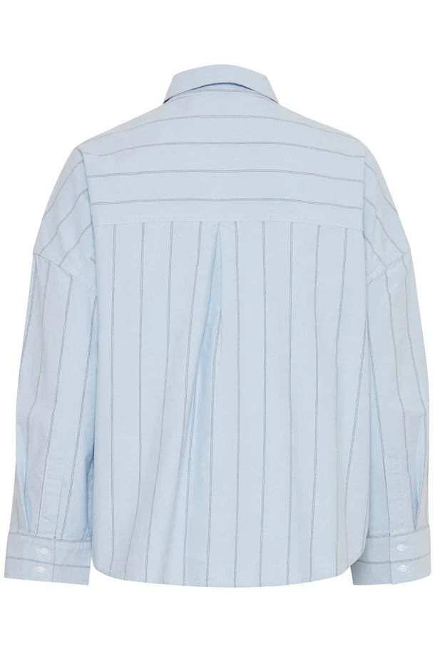 VISTA BLUE MIX INLUVA STRIPE SHIRT