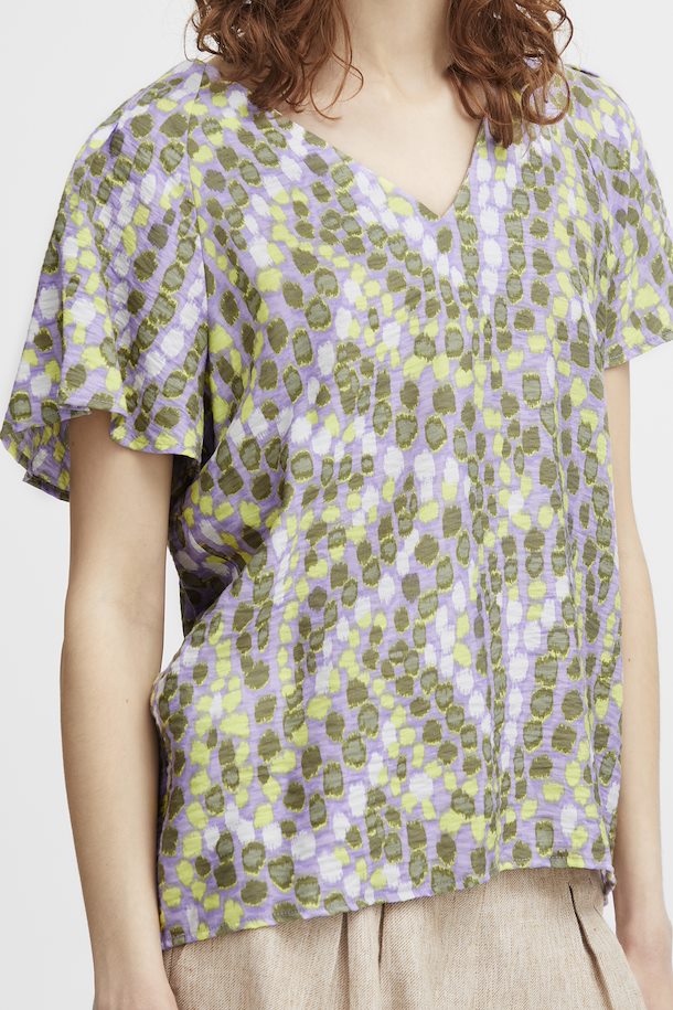 ORCHID BLOOM MIX IBANO BLOUSE