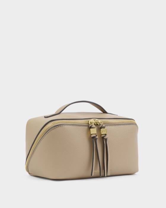 MEDIUM SOHO MAKEUP & WASH BAG LIGHT TAUPE
