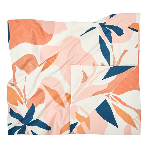 TERRACOTTA TROPICS QUICK DRY BEACH TOWEL