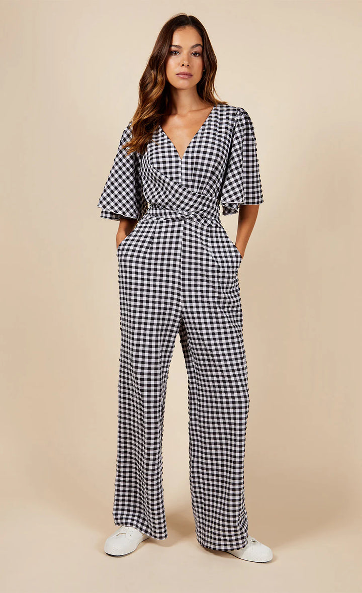 GINGHAM JUMPSUIT