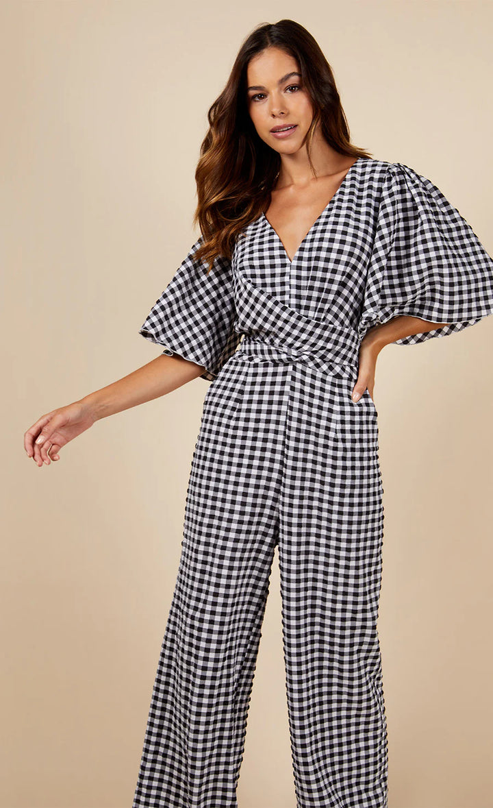 GINGHAM JUMPSUIT