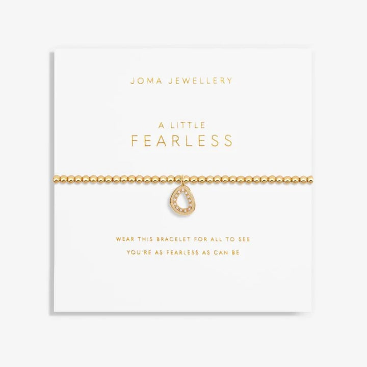 A LITTLE FEARLESS GOLD BRACELET