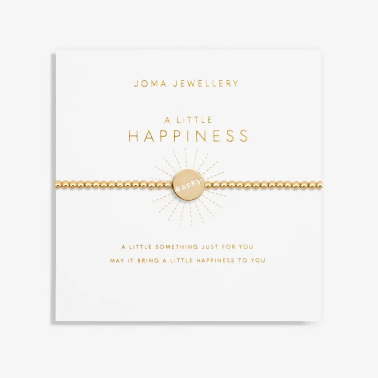 A LITTLE HAPPINESS GOLD BRACELET