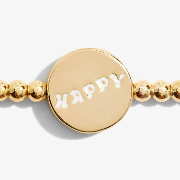 A LITTLE HAPPINESS GOLD BRACELET