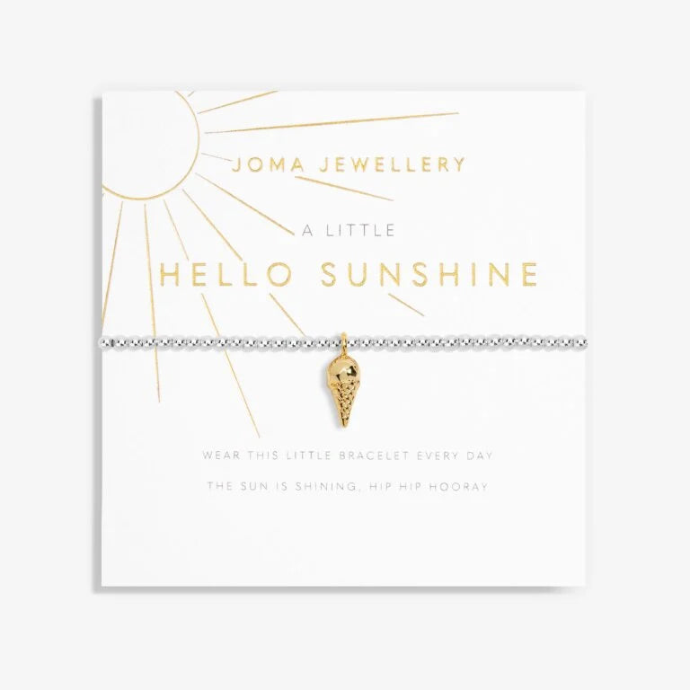 GIRLS A LITTLE HELLO SUNSHINE BRACELET