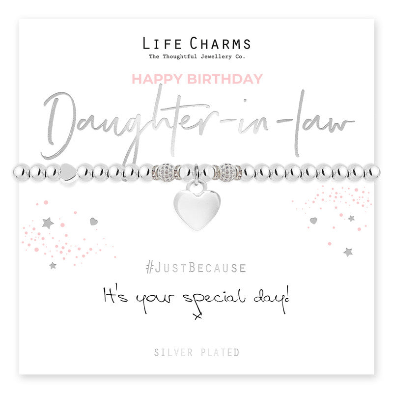 HAPPY BIRTHDAY DAUGHTER IN LAW BRACELET