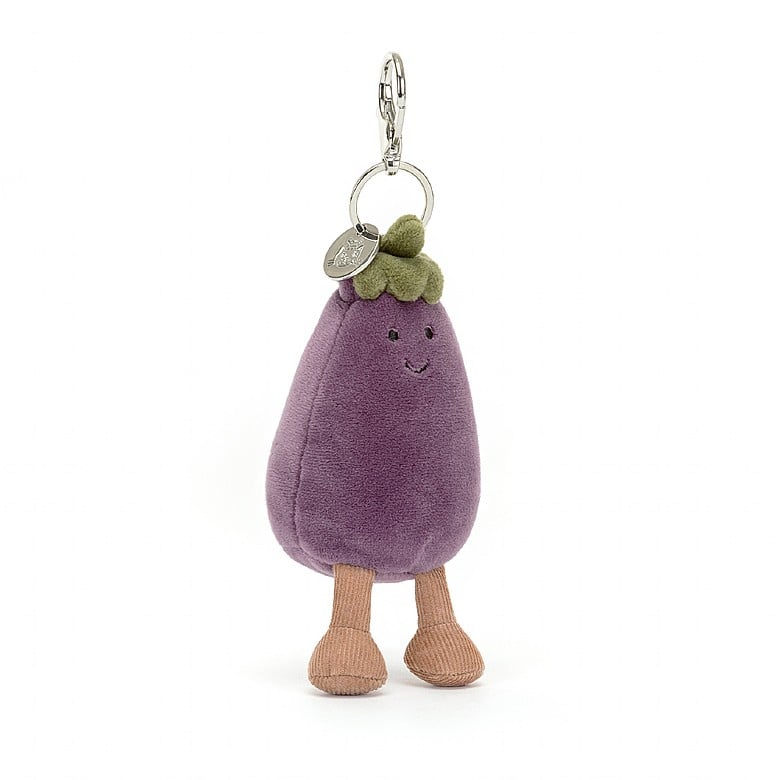 VIVACIOUS AUBERGINE BAG CHARM
