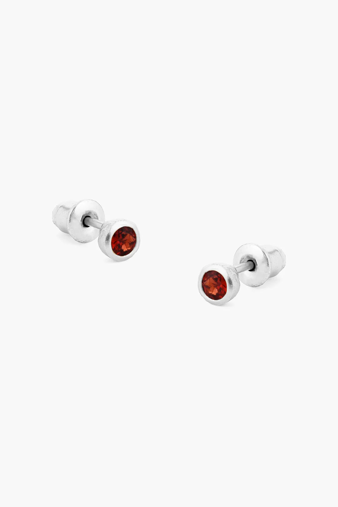 BIRTHSTONE GARNET EARRINGS