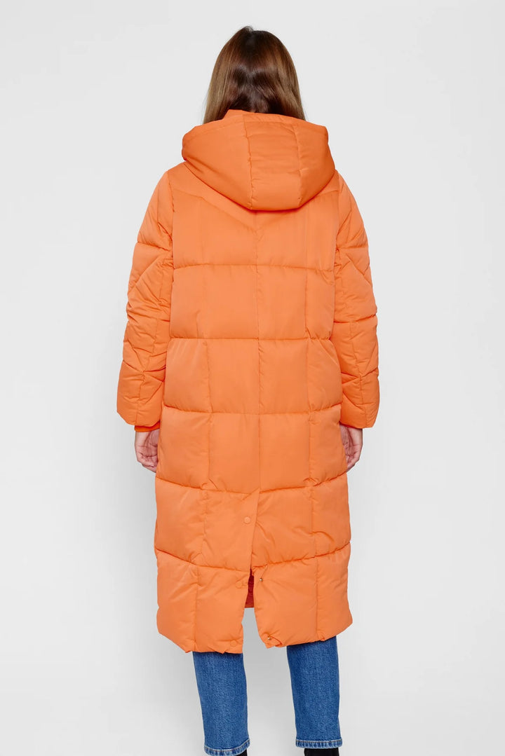 RED ORANGE NUSIONA PADDED JACKET