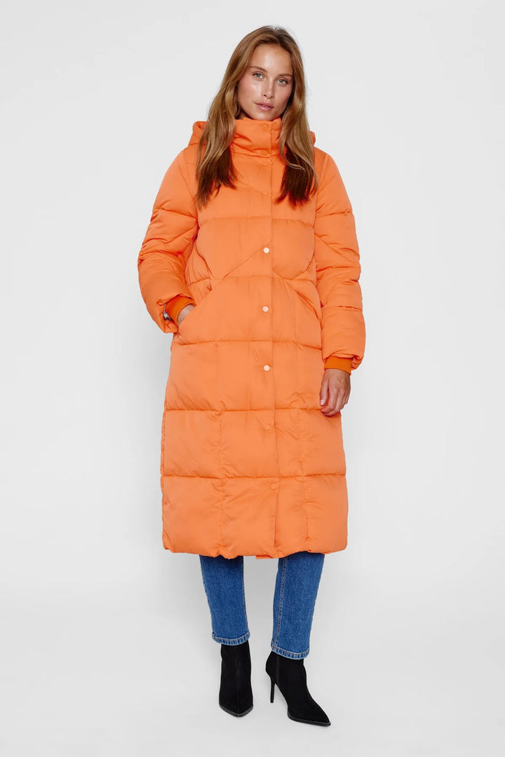 RED ORANGE NUSIONA PADDED JACKET