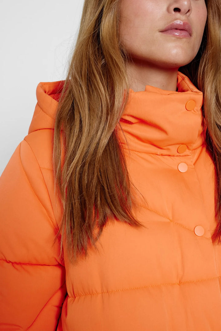 RED ORANGE NUSIONA PADDED JACKET