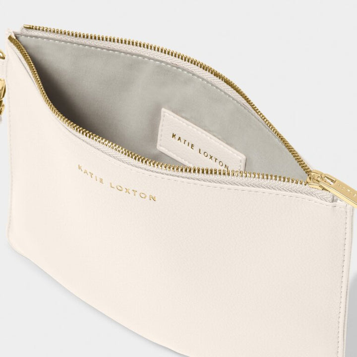 OFF WHITE ZANA CANVAS WRISTLET POUCH