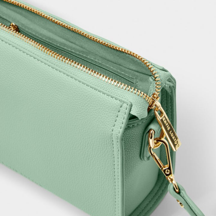 SEAFOAM GREEN ZANA CROSSBODY BAG