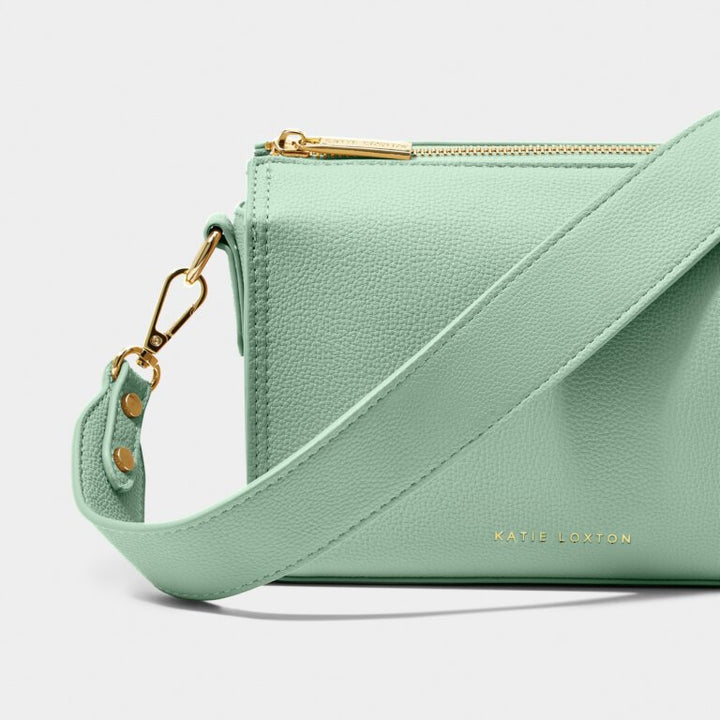 SEAFOAM GREEN ZANA CROSSBODY BAG
