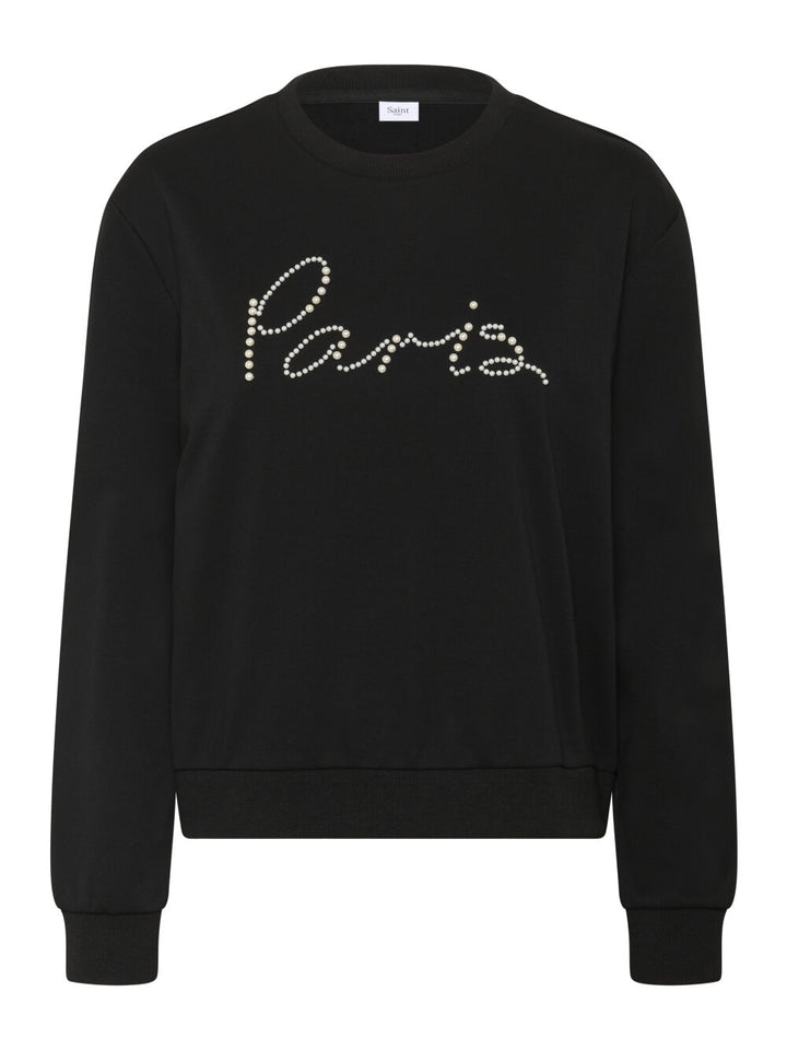 BLACK NORRIS SWEATSHIRT