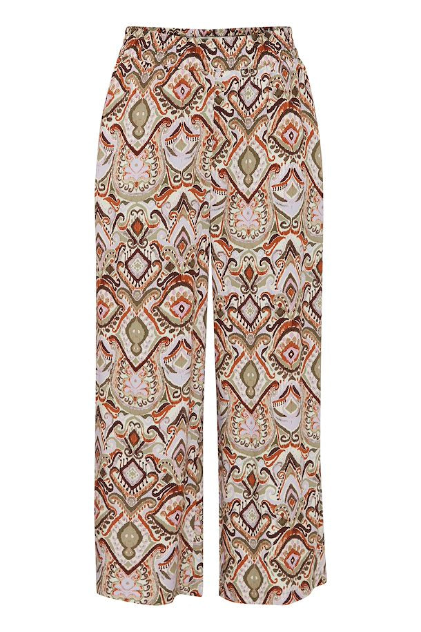 MMJOELLA CROP TROUSERS ALOE BOHO
