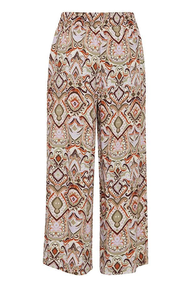 MMJOELLA CROP TROUSERS ALOE BOHO