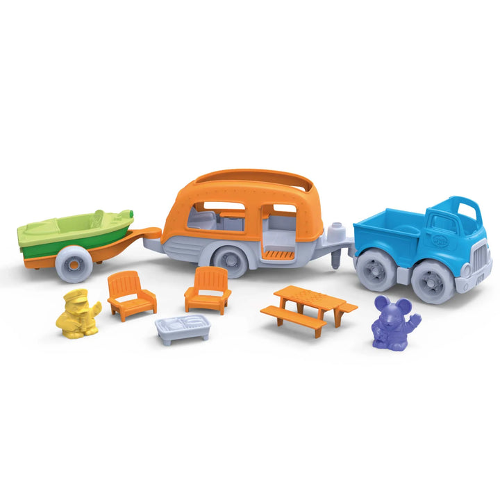 ORANGE RV CAMPER SET