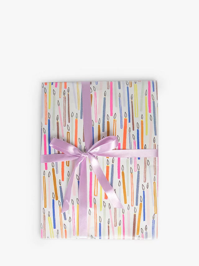CANDLES 5M WRAPPING PAPER