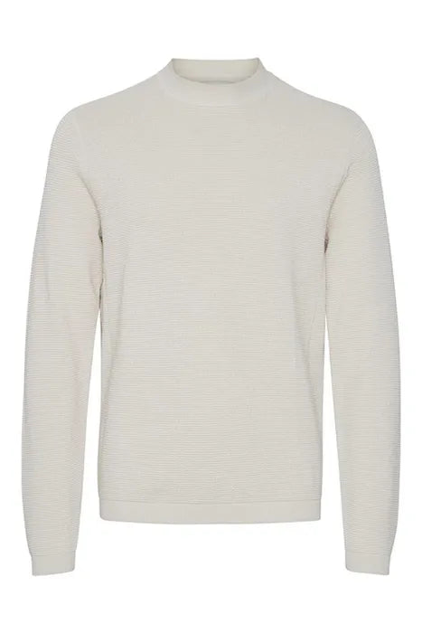 KARL PUMICE STONE WAFFLE CREW NECK JUMPER