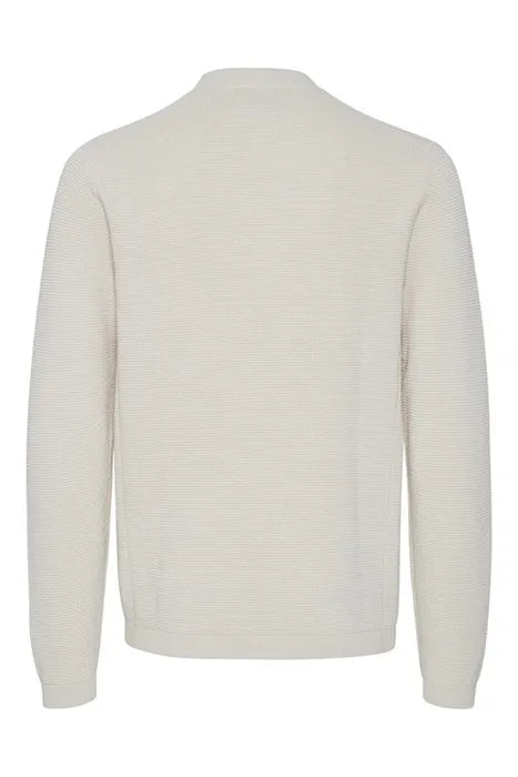 KARL PUMICE STONE WAFFLE CREW NECK JUMPER