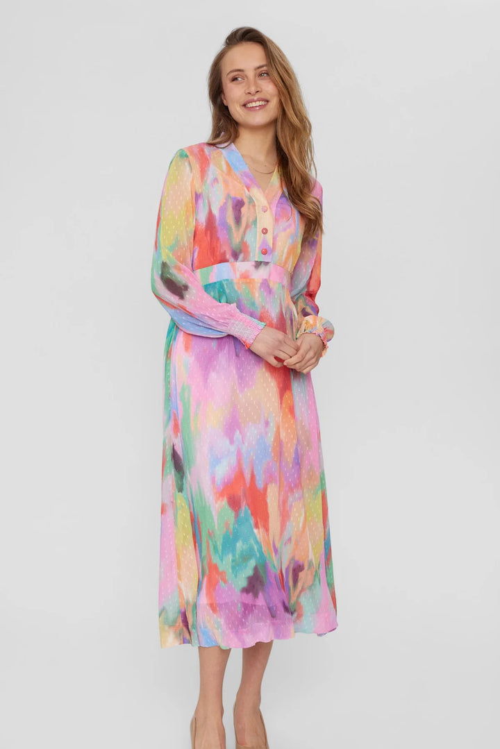 MARTINA DRESS LAVENDER CRYSTAL
