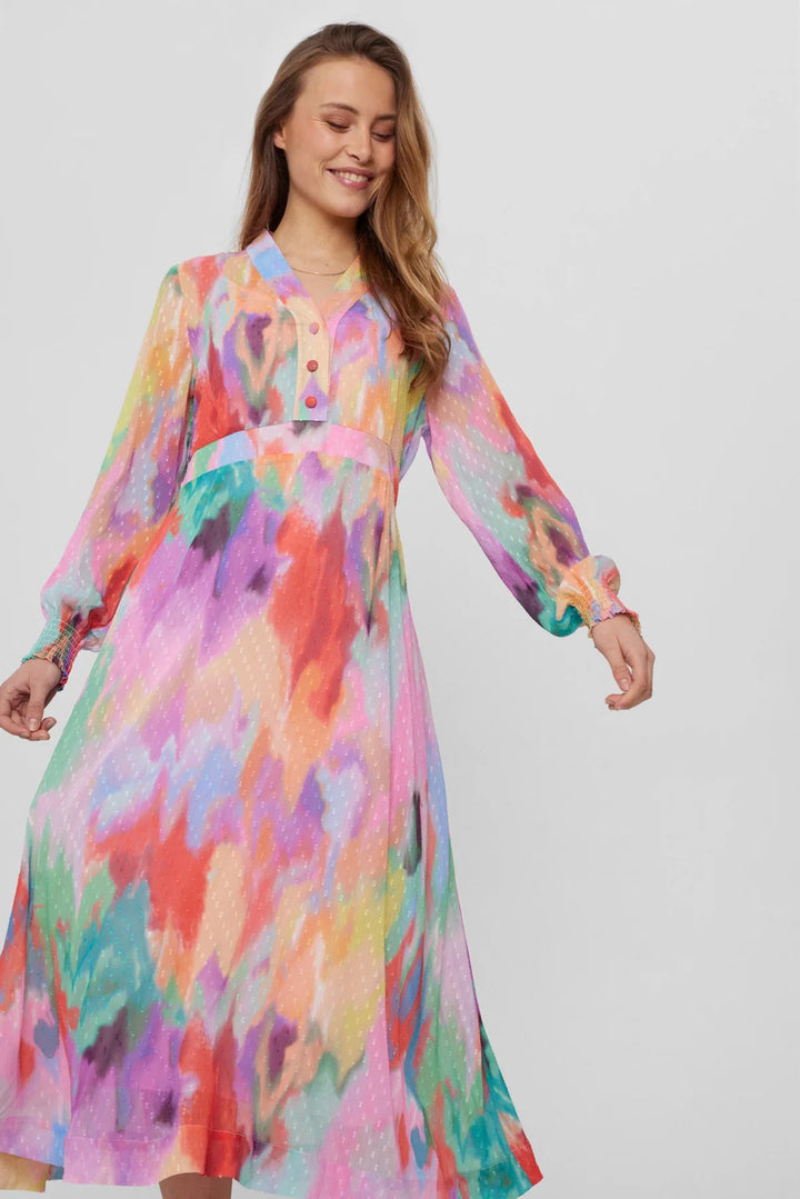 MARTINA DRESS LAVENDER CRYSTAL